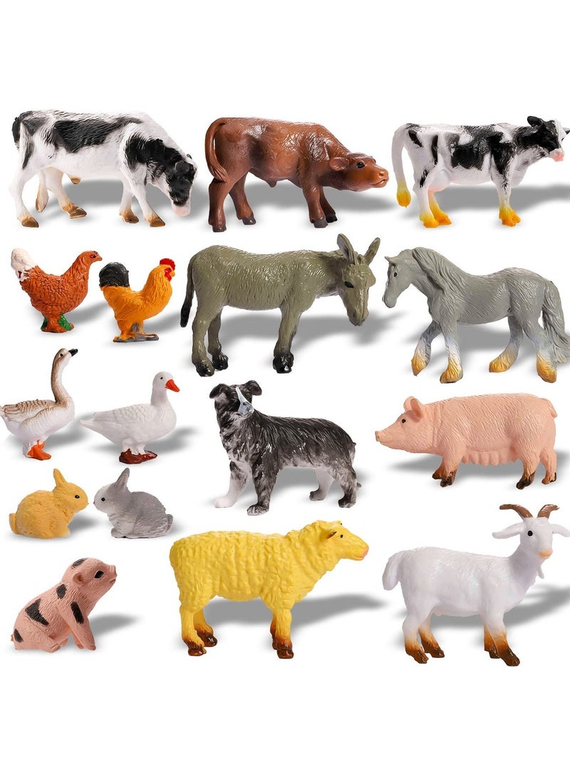 Toy Box Farm Animals Figure Toys Set Non Toxic Multicolored 3+ Year - Image 3